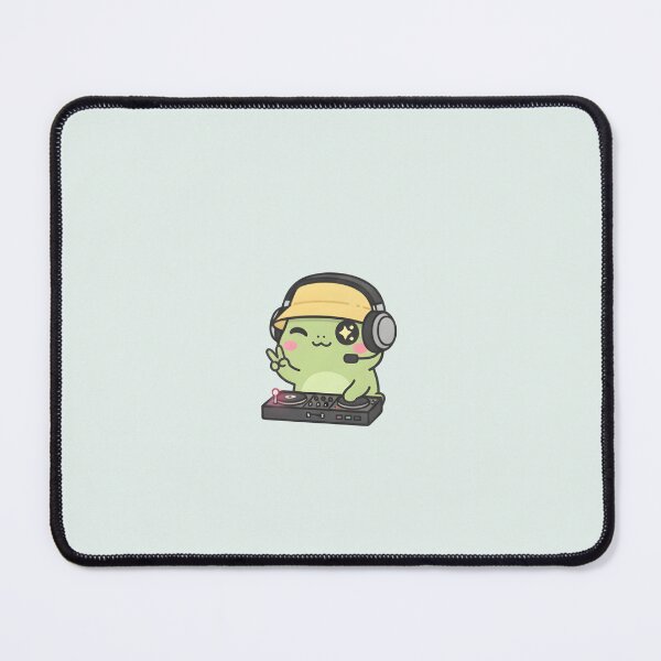 Item preview, Cute Kawaii Frog playing DJ designed and sold by pixellm.