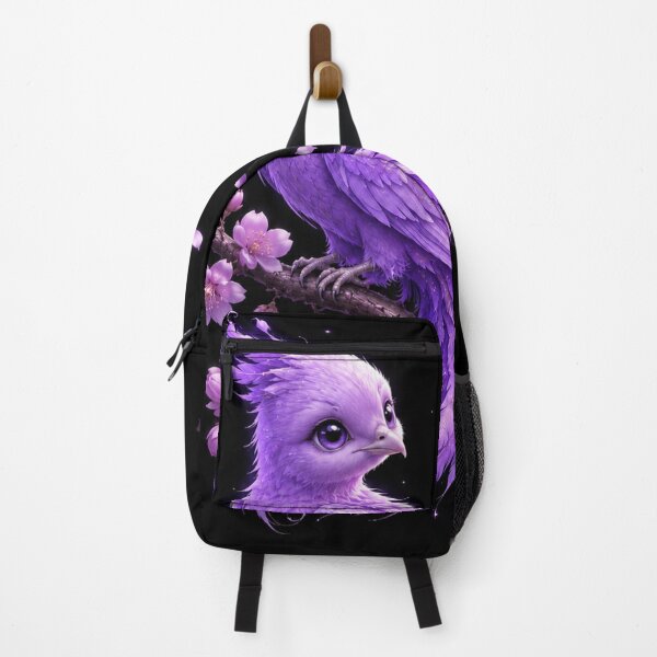 Item preview, Young Lavender Phoenix | Mystic Purple Fantasy Bird on Cherry Blossoms designed and sold by MysticPurpleHue.