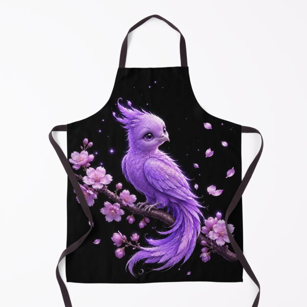 Item preview, Young Lavender Phoenix | Mystic Purple Fantasy Bird on Cherry Blossoms designed and sold by MysticPurpleHue.