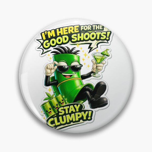 Item preview, Good Shoots Bamboo Martini Plant Lover Pun Sticker designed and sold by Surreal Characters & Cute Pups.