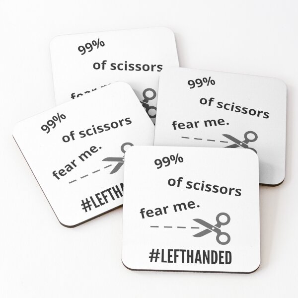 Item preview, 99% Of Scissors Fear Me Funny Idea For Left-handed People designed and sold by Glitch-Cult.