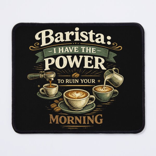 Item preview, Barista Power Activated designed and sold by SRFusionStudio.