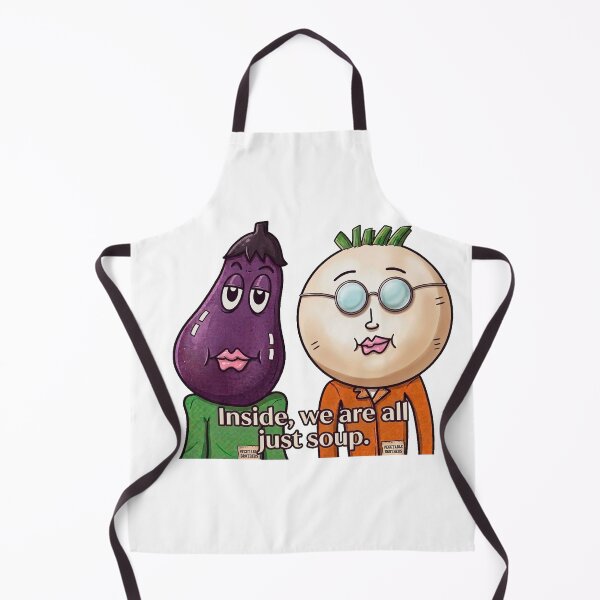 Item preview, Inside We Are All Just Soup - Vegetable Brothers Meme designed and sold by Surreal Characters & Cute Pups.