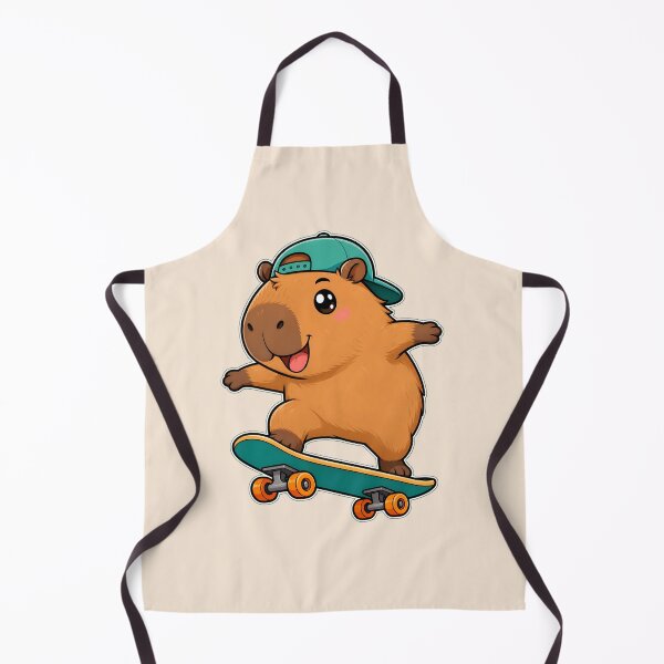 Item preview, Cute Capybara Skater Kawaii Cartoon Style designed and sold by LuisWorks.
