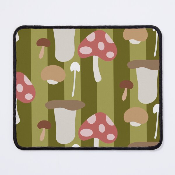 Item preview, Retro Woodland Mushroom Pattern – Cute Cottagecore Forest Seamless Design designed and sold by RJACreative.