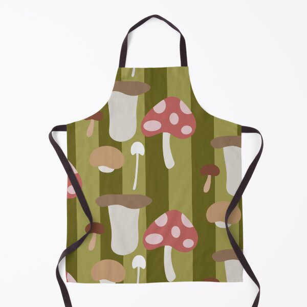 Item preview, Retro Woodland Mushroom Pattern – Cute Cottagecore Forest Seamless Design designed and sold by RJACreative.