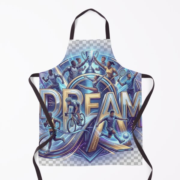 Item preview, DREAM Sports Championship Trophy Poster - Football Cycling Running Tennis Gymnastics Motivation Wall Art Gift designed and sold by AiNaturalsOnly.