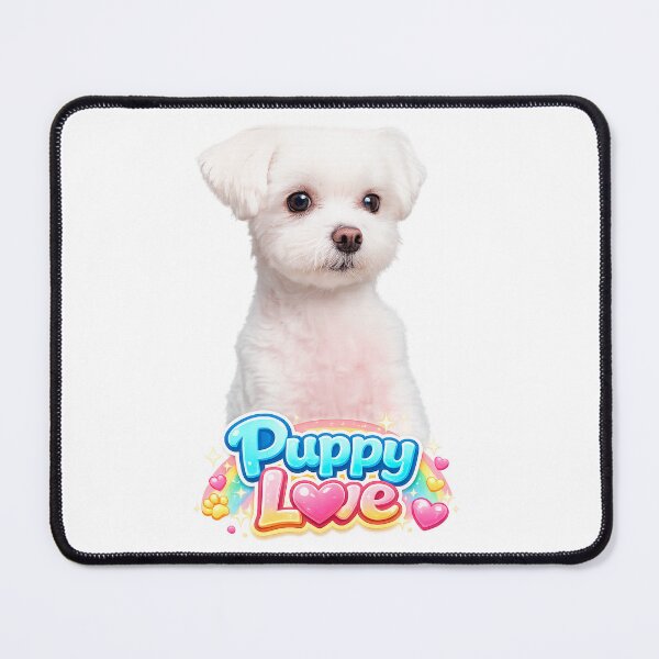 Item preview, Cute Maltese Puppy Love Kawaii Dog Aesthetic designed and sold by Japan Cyberpunk Universe & Surreal Characters.