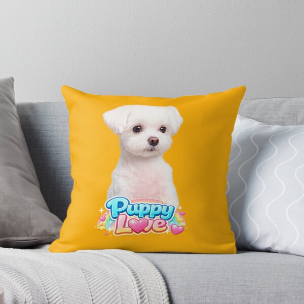 Item preview, Cute Maltese Puppy Love Kawaii Dog Aesthetic designed and sold by Surreal Characters & Cute Pups.