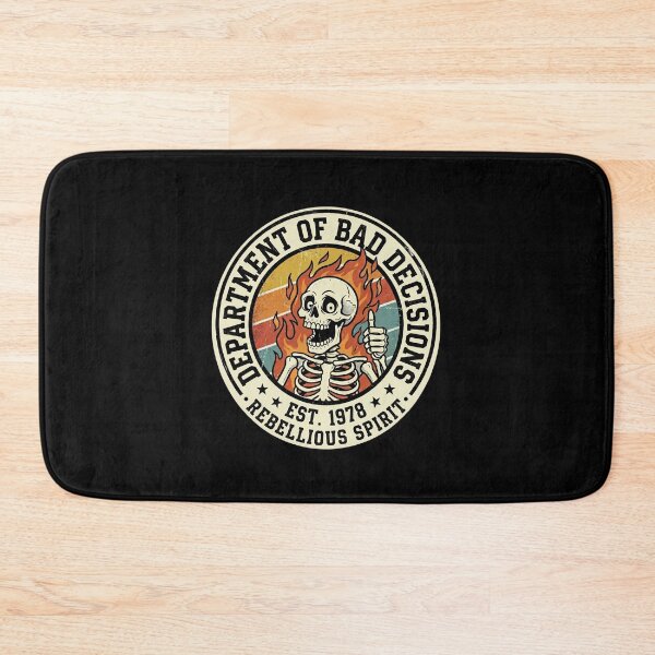 Item preview, Department Of Bad Decisions Rebellious Spirit Vintage Skeleton designed and sold by dudelinart.