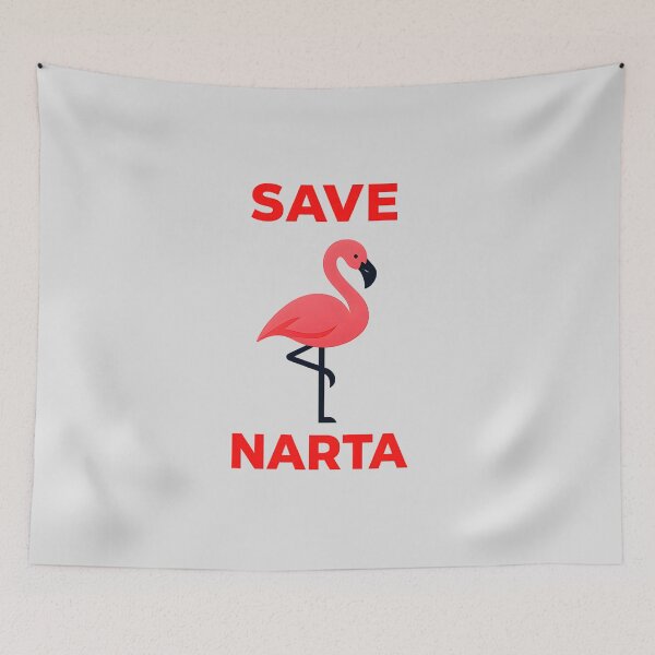 Item preview, Save Narta – Flamingo Conservation Design designed and sold by FilBlue.
