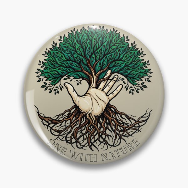Item preview, Tree of Life Human Hand and Roots Nature Design designed and sold by VintryOff.
