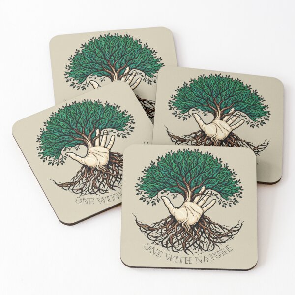 Item preview, Tree of Life Human Hand and Roots Nature Design designed and sold by VintryOff.