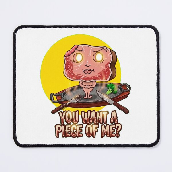 Item preview, Angry Steak - You Want a Piece of Me? Funny Meat Character designed and sold by Surreal Characters & Cute Pups.