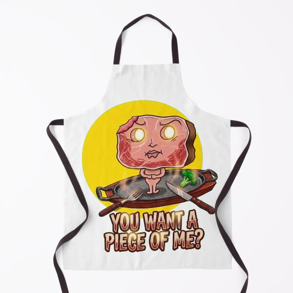 Item preview, Angry Steak - You Want a Piece of Me? Funny Meat Character designed and sold by Surreal Characters & Cute Pups.