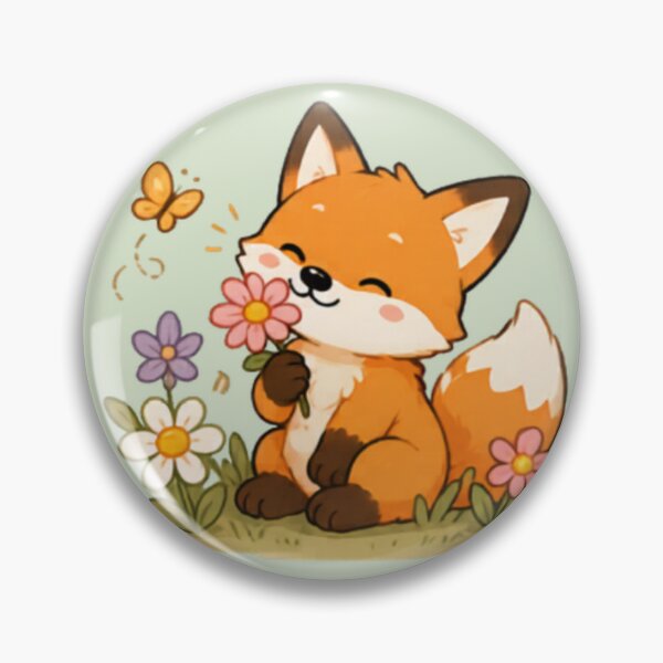 Item preview, Cute Springtime Fox designed and sold by MellowMunchkins.