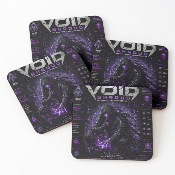 Item preview, Void Shroud (Series 9) - Cyberpunk Interstellar Ghost Machine Netrunner Wraith Art designed and sold by RiteshCenter.