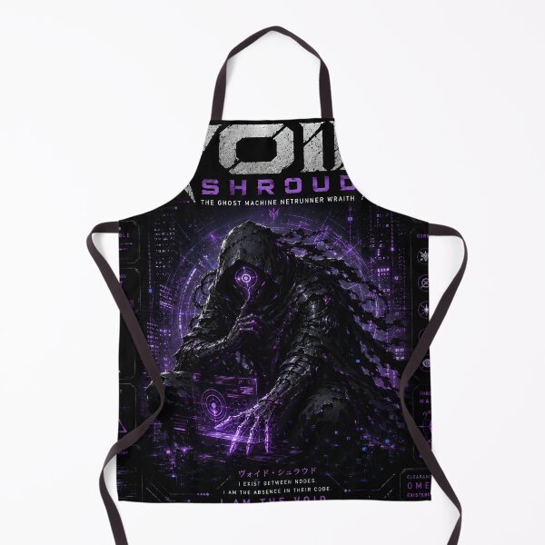 Item preview, Void Shroud (Series 9) - Cyberpunk Interstellar Ghost Machine Netrunner Wraith Art designed and sold by RiteshCenter.