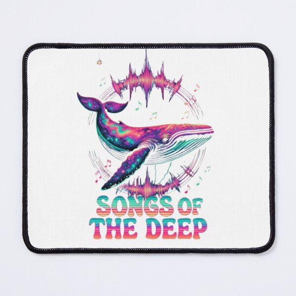 Item preview, Songs of the Deep | Cosmic Whale Music Art designed and sold by NatureHarmony16.