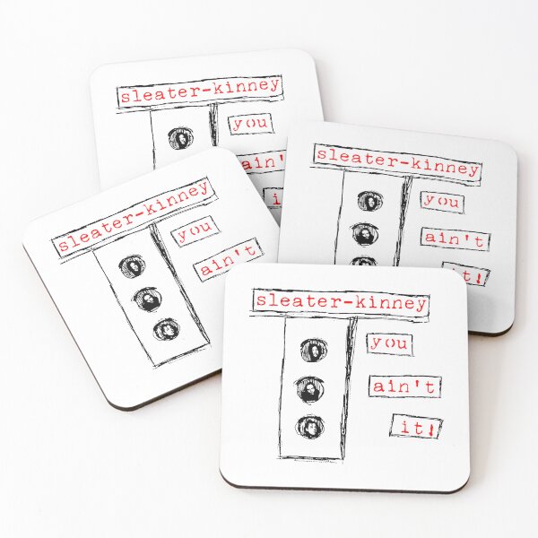 Item preview, Red Typography Indie Rock Silhouette designed and sold by billiasbros.