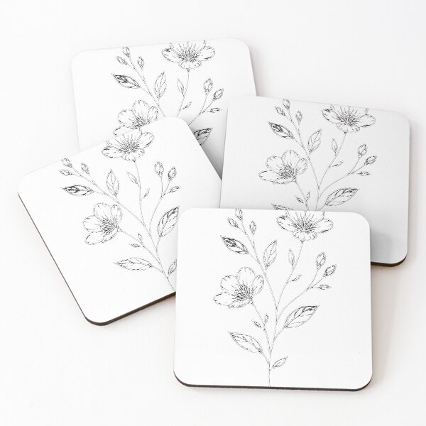 Item preview, Midnight Bloom Line Art  designed and sold by Jaideep Walia.