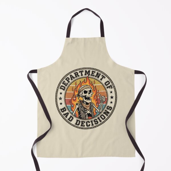 Item preview, Department Of Bad Decisions Vintage Skull Rebellious Spirit designed and sold by dudelinart.