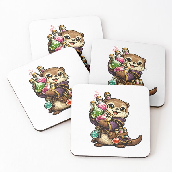 Item preview, Potion Goblin Otter | Cute Alchemist Fantasy Gamer Shirt designed and sold by Byte Bark.