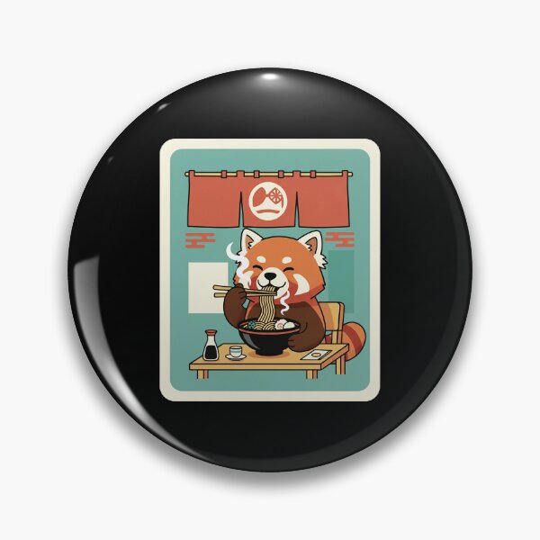 Item preview, Red Panda Noodle Shop Cozy Japanese Restaurant designed and sold by JordynLadukeg65.