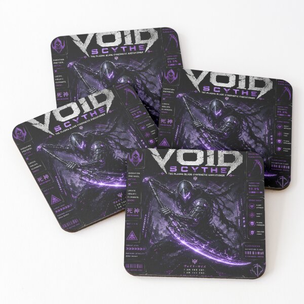 Item preview, Void Scythe (Series 9) - Cyberpunk Interstellar Plasma Blade Executioner Art designed and sold by RiteshCenter.