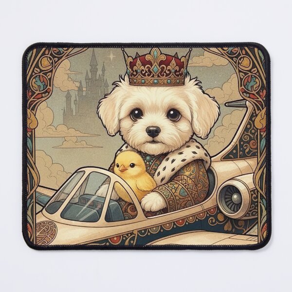 Item preview, Bichon Frise Prince & Chick designed and sold by Black Cat Matters.
