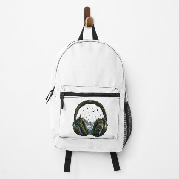 Item preview, Nature Headphones | Forest Mountain Music Landscape designed and sold by NatureHarmony16.