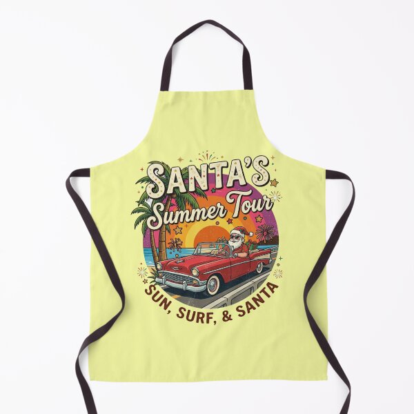 Item preview, Santa's Summer Tour Christmas In July Funny Vacation Gift for Travelers and Holiday Fans designed and sold by Im-Ara.