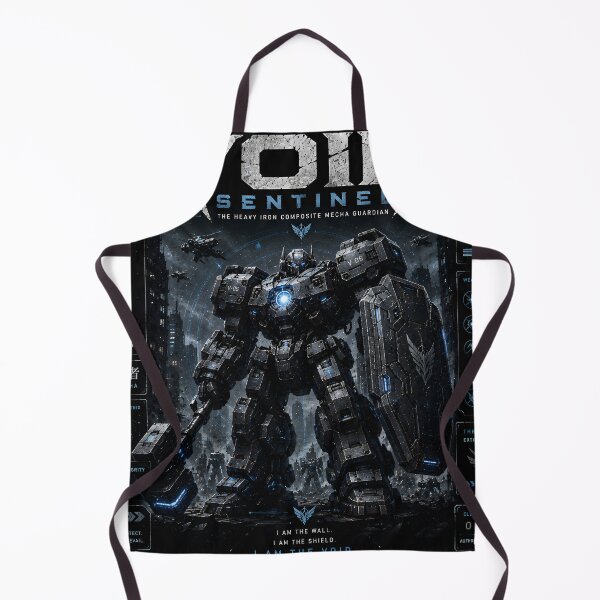 Item preview, Void Sentinel (Series 9) - Cyberpunk Interstellar Heavy Mecha Guardian Art designed and sold by RiteshCenter.