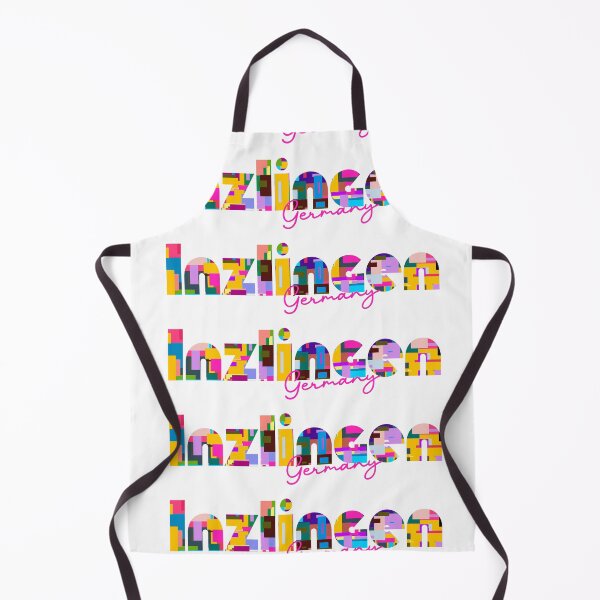 Item preview, Inzlingen, Germany, Vibrant Abstract City Typography Art designed and sold by Wanderful-roads.