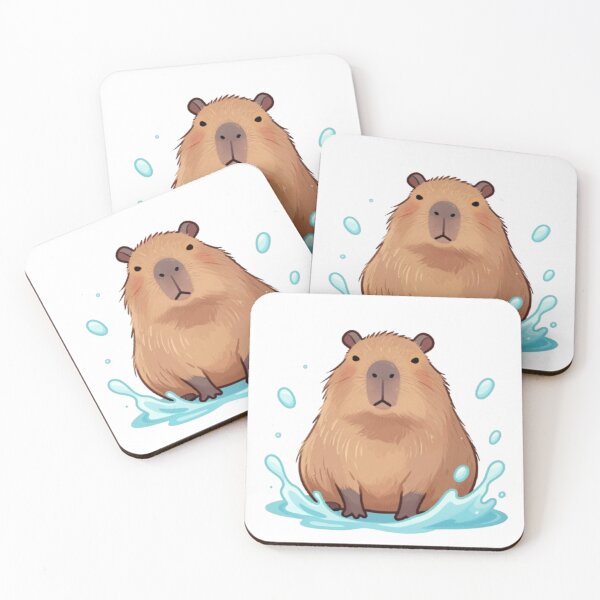 Item preview, Capybara Splash Water Play designed and sold by RandomWalker.