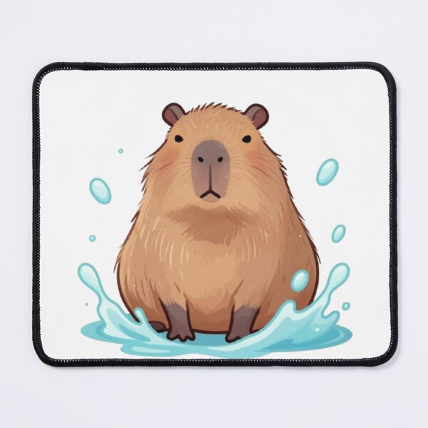 Item preview, Capybara Splash Water Play designed and sold by RandomWalker.