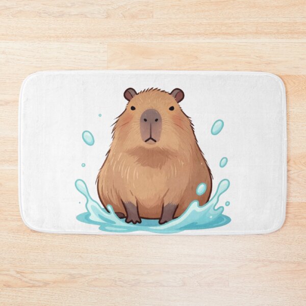 Item preview, Capybara Splash Water Play designed and sold by RandomWalker.