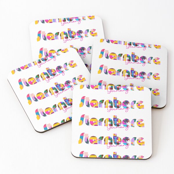 Item preview, Starnberg, Germany, Vibrant Abstract City Typography Art designed and sold by Wanderful-roads.