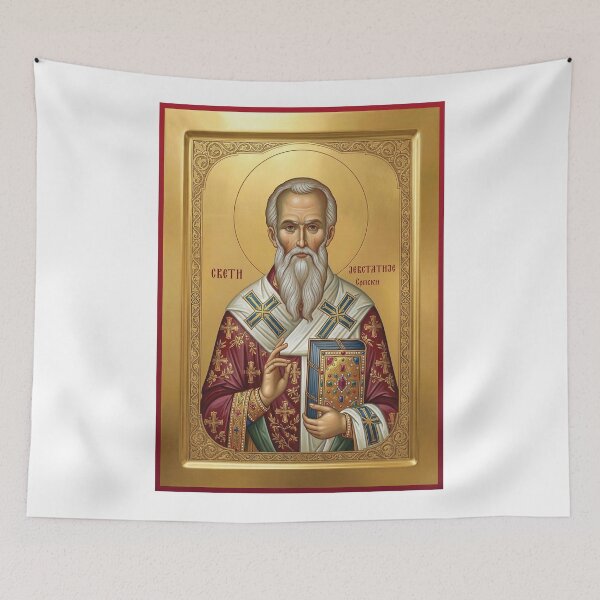 Item preview, Saint Eustathius of Serbia,Sveti Jevstatije Srpski Arhiepiskop orthodox icon designed and sold by ikonesrb.