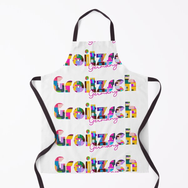 Item preview, Groitzsch, Germany, Vibrant Abstract City Typography Art designed and sold by Wanderful-roads.