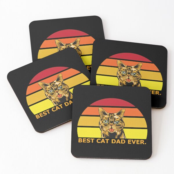Item preview, Best Cat Dad Ever designed and sold by Dmo3HarkoArt.