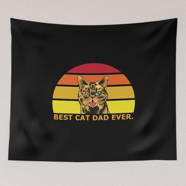Item preview, Best Cat Dad Ever designed and sold by Dmo3HarkoArt.
