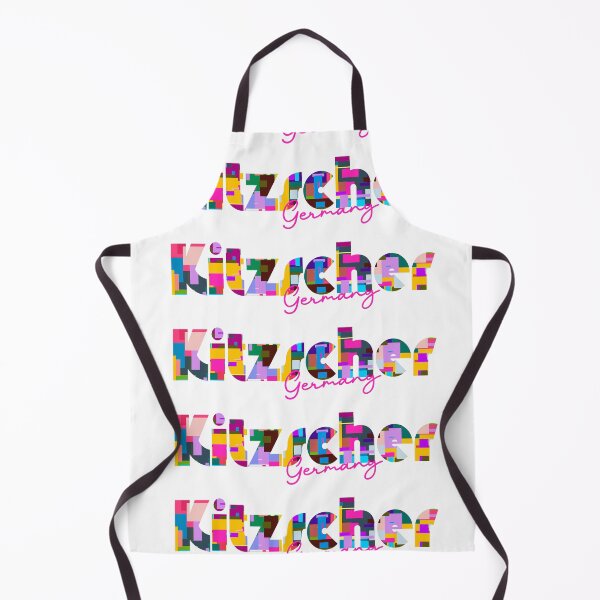 Item preview, Kitzscher, Germany, Vibrant Abstract City Typography Art designed and sold by Wanderful-roads.