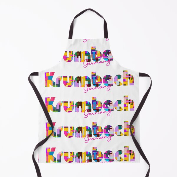 Item preview, Krumbach, Germany, Vibrant Abstract City Typography Art designed and sold by Wanderful-roads.