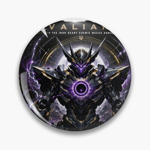 Item preview, Void Valiant (Series 9) - Cyberpunk Interstellar Iron Heart Mecha Art designed and sold by RiteshCenter.