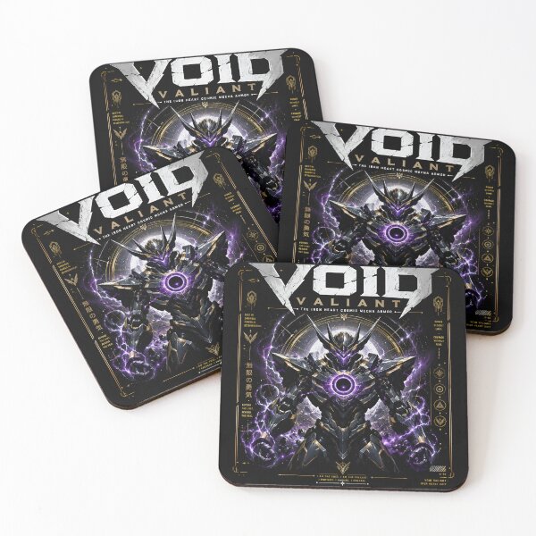 Item preview, Void Valiant (Series 9) - Cyberpunk Interstellar Iron Heart Mecha Art designed and sold by RiteshCenter .