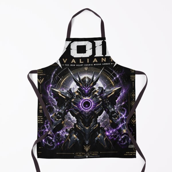 Item preview, Void Valiant (Series 9) - Cyberpunk Interstellar Iron Heart Mecha Art designed and sold by RiteshCenter.