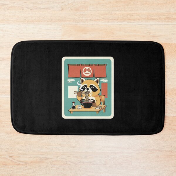 Item preview, Raccoon Eating Ramen in a Cozy Noodle House Scene designed and sold by JordynLadukeg65.