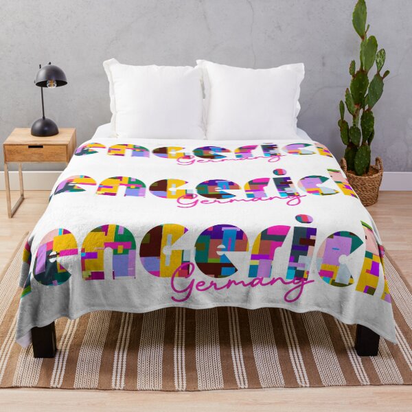 Item preview, Lengerich, Germany, Vibrant Abstract City Typography Art designed and sold by Wanderful-roads.