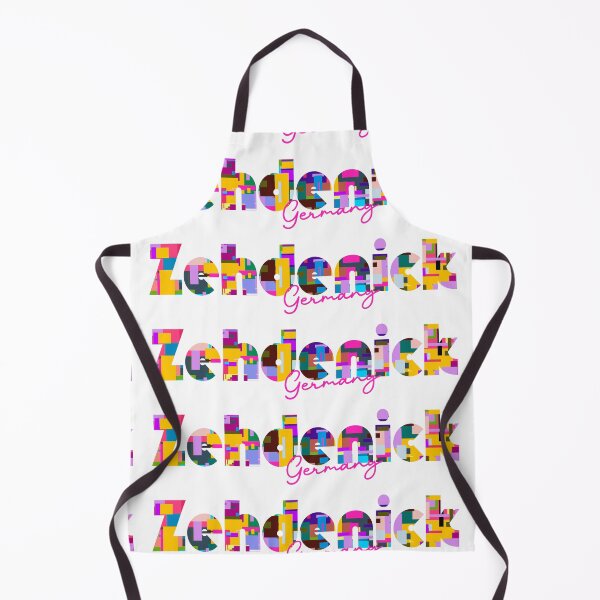 Item preview, Zehdenick, Germany, Vibrant Abstract City Typography Art designed and sold by Wanderful-roads.